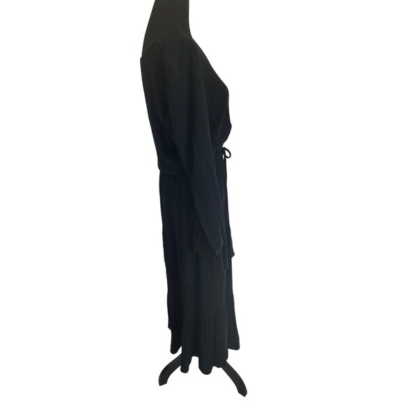 American Eagle Outfitters Long-Sleeve Black Dress M - Picture 8 of 13